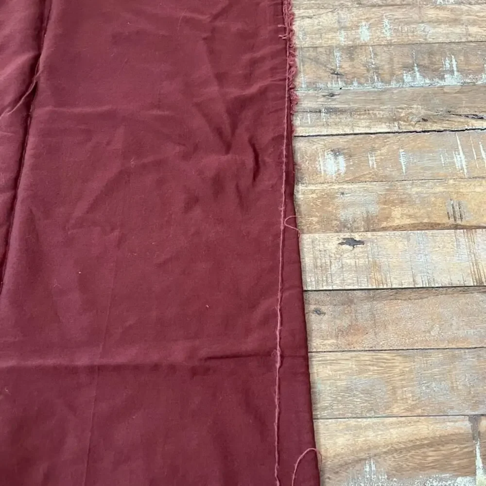 CASALUNA Linen Blend King Pillow Sham Burnt Orange Raw Edge